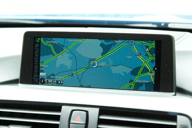 Sat-nav is standard, although the 'Business' system has a smaller screen than the 'Professional Media' one pictured here