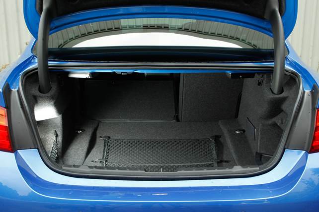 The boot is of a good size, with 445 litres of space on offer