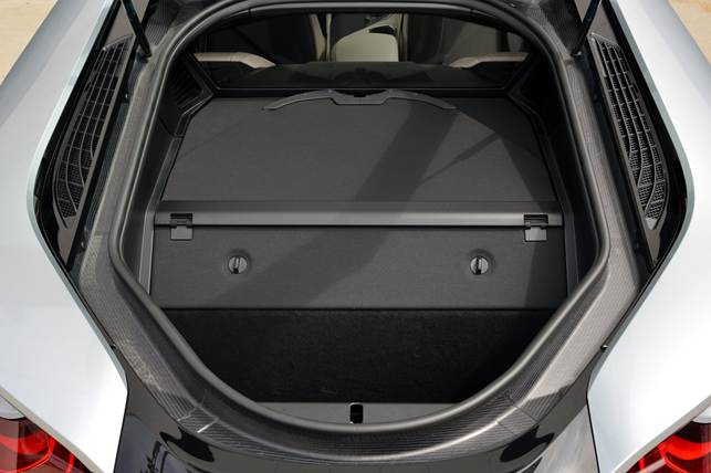 The i8's boot offers 154 litres of storage space