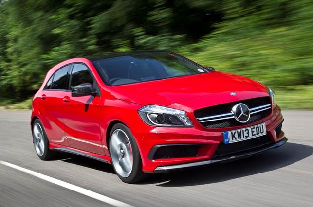 The A45 AMG 4 Matic is a sharply styled hatchback