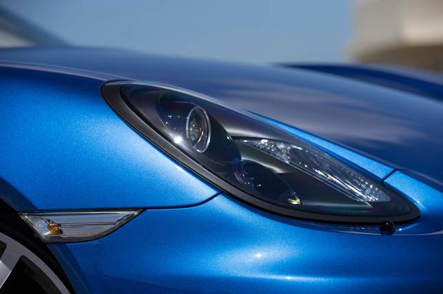 New bixenon headlights are included on the new Boxster GTS