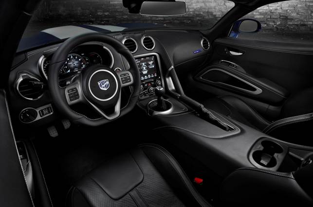 The SRT Viper GTS gets a wealth of equipment, including navigation and cruise control