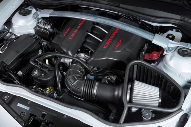 Chevrolet's Z/28 Camaro is powered by a 7.0-litre V8 engine with 505bhp