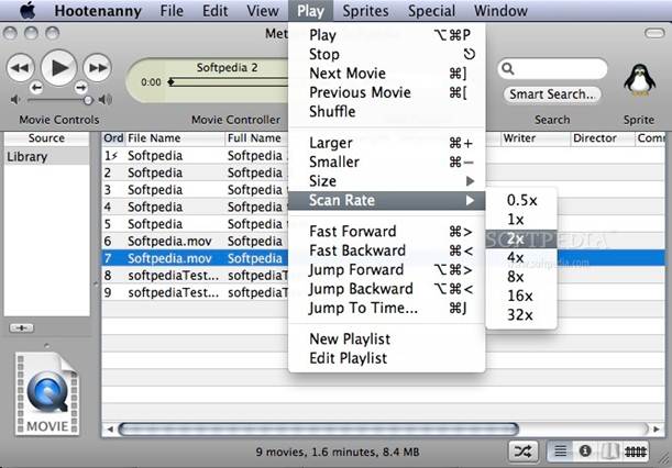Description: Inside info: At its most basic, Metadata Hootenanny gives you information about the encoding of tracks in any QuickTime movie.