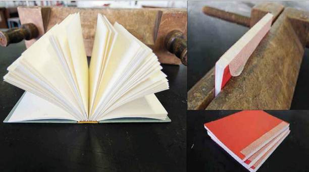 Description: Although there are ways to blind a book without gluing and stitching, those two methods are the most common. If you want to create your own book, you can use glue, a clamp and a cloth