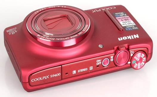 Nikon Coolpix S9400 has a 18.1 megapixel CMOS sensor and an 18x optical zoom lens, 35mm equivalent to 25 - 450mm.