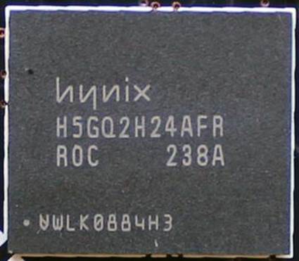 The H5GQ2H24AFR R0C components of Hynix