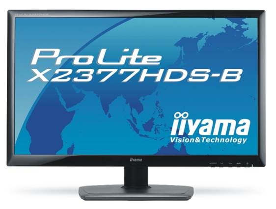 Included with the Sentry is a 23in liyama ProLite X2377HDS monitor 