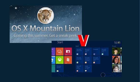 Windows 8 vs OS X Mountain Lion 