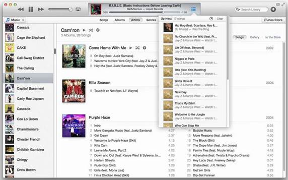 iTunes is probably the best-known music- playback software around. 