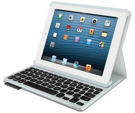 This Bluetooth-connected keyboard case works exclusively with Apple's iPad mini, though a larger version is available for the full-sized iPad with Retina Display.