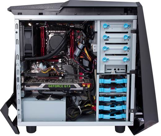 ASUS can try to justify it is “speed” buttons, water cooled PCs and 10 case fans, but at the end of the day it’s a big plastic case filled with over-priced and outdated hardware