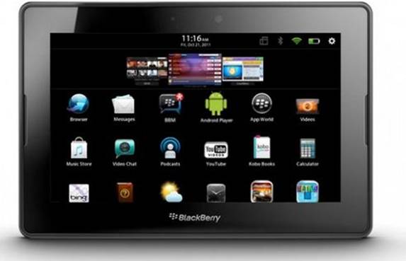 2. BlackBerry Tablet OS 