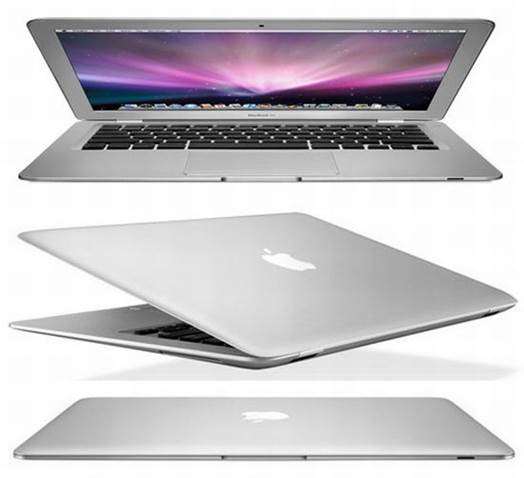 The MacBook Air is an entirely new line of laptop computers. The biggest change is to the battery life. 