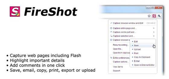 Then there's Fireshot, but it costs a fair bit after your initial 30-day trial. It snips images from web pages