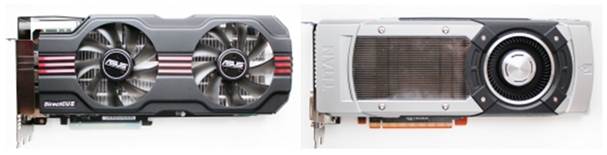 Asus GTX 680 DirectCU II và Nvidia GeForce GTX Titan