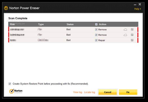 Norton Power Eraser is a free tool that can remove troublesome malware from your PC