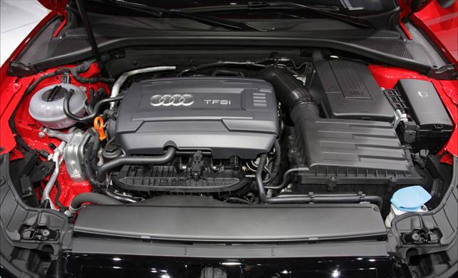 The 292-HP Turbocharged 2.0- liter four muscles the S3 to 60mph in 4.4 seconds, 0.5- second quicker than the S4 can manage 
