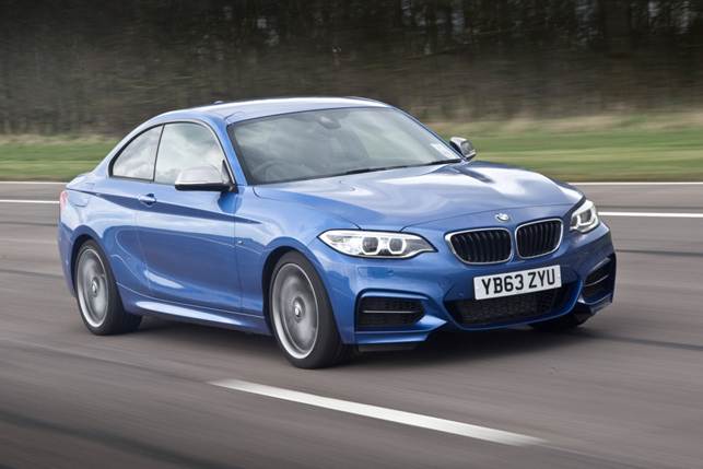 The BMW M235i resists oversteer strongly. Sometimes too strongly