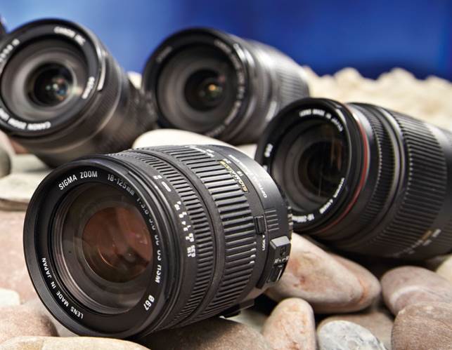 Description: A superzoom lens can cover all the angles, from wide to telephoto, in one convenient package
