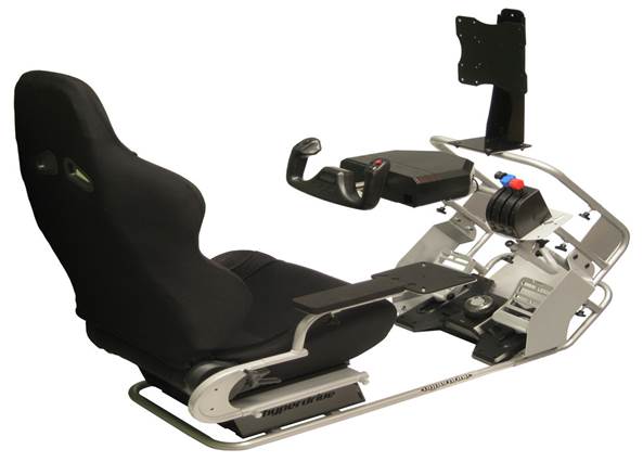 Description: A proper sim racing cockpit is a serious bit of kit, and speaks volumes of your commitment to the virtual sport.