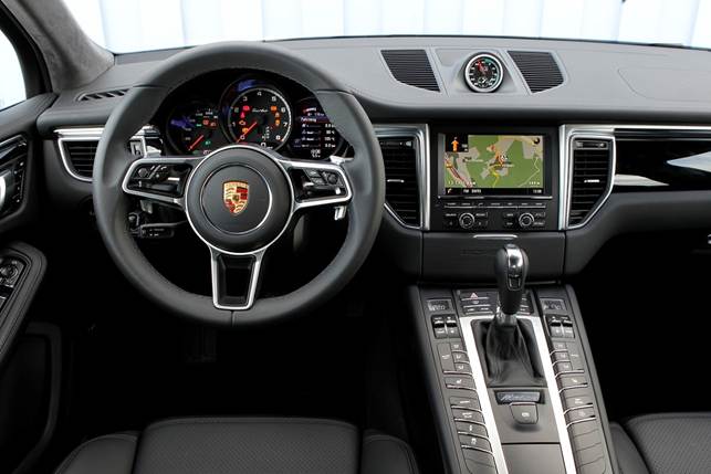 The Macan's cabin is matches its premium price; there's plenty of space, too