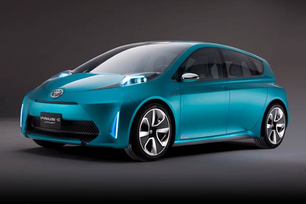 The second model is the Prius C concept, which is the inspiration for the third smaller Prius model that will go on sale in the first half of 2012. The Prius C Concept, with c representing a "city"-centric vehicle is supposed to appeal to a younger audience.