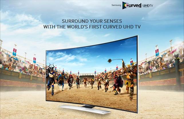 Samsung Curved UHD TV UA65HU9000
