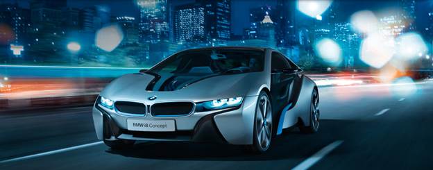 Sometimes it is time to leave the city. Escape the restrictions of everyday life. The BMW i8 is an icon of progress. It combines the energizing performance of a sports car with benchmark efficiency.