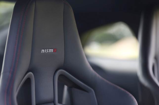 The Nissan GT-R Nismo's Recaro seats are carbonfibre-backed