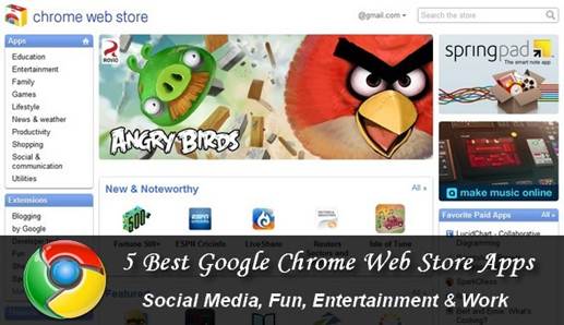 Description: Google’s Chrome browser store