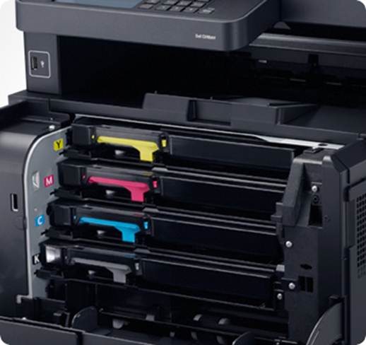 Description: The four toner cartridges (cyan, magenta, yellow and black), which slide in easily from the front, come in three yield sizes: Standard (3,000 pages, $77 black, $151 colour); High Capacity ($124 black, 7,000 pages; $201 colour, 5,000 pages) and Extra High Capacity ($144 black, 11,000 pages; $251 colour, 9,000 pages).