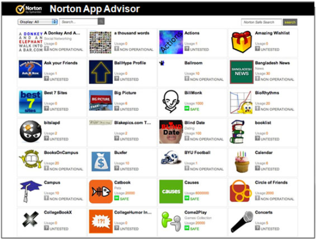 Description: Norton App Advisor