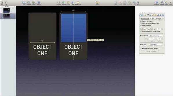 Description: The alignment tools in Keynote are well ahead of the alternatives