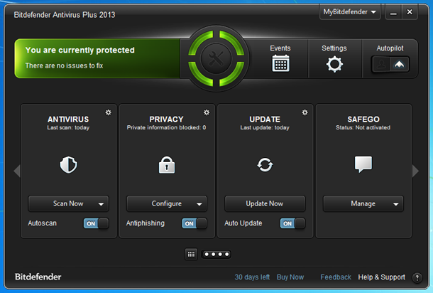 Description: Bitdefender looks to have done a good job with Antivirus Plus 2013