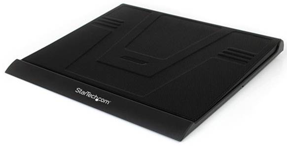 Description: StarTech.com Aluminium Mesh Top USB Power Laptop Cooler with Built-in Fan