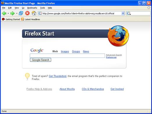 Description: Mozilla Firefox