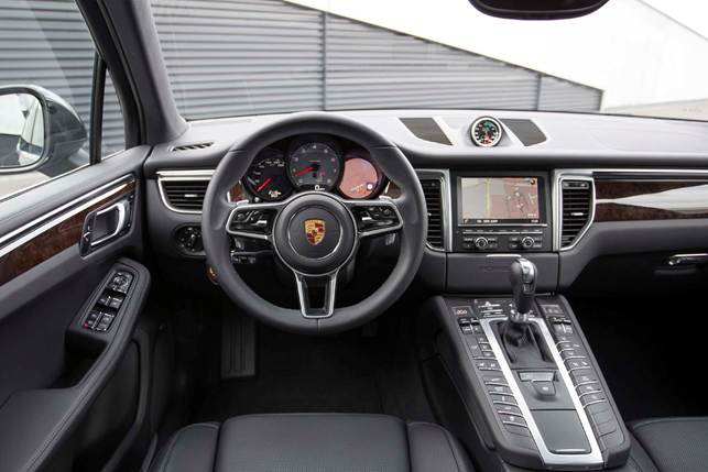 The interior is finished to a suitably high standard for a compact premium SUV