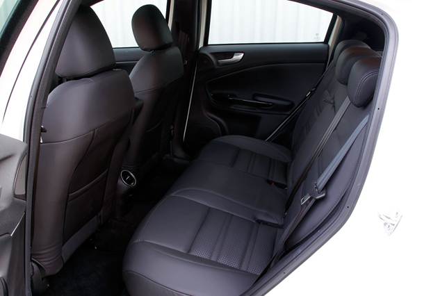 Four will find cabin comfortable, although there's no centre armrest in the rear