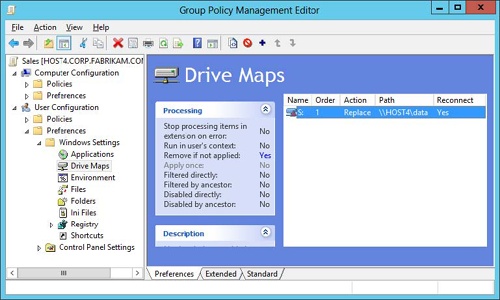 A new Drive Maps preference item has been created.