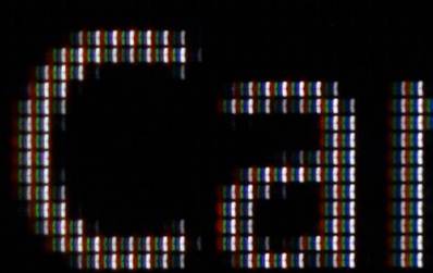 Description: Pixel structure of White Magic screen of Xperia P