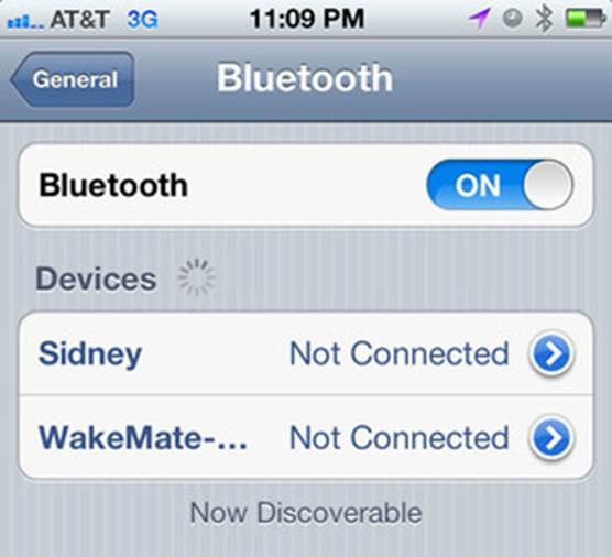 Description: Description: Are you using Bluetooth?
