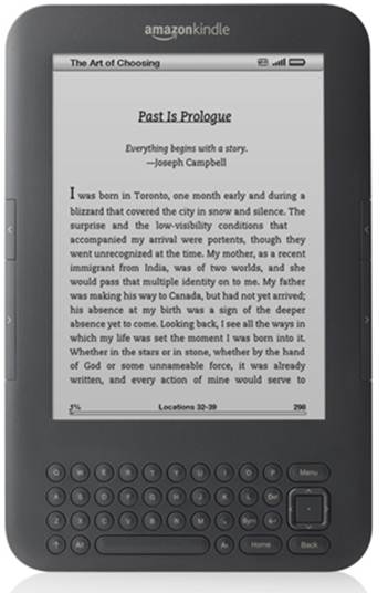 Description: Description: Description: Amazon Kindle (Kindle - $143.5/ Touch - $175.5/ Touch 3G - $272)