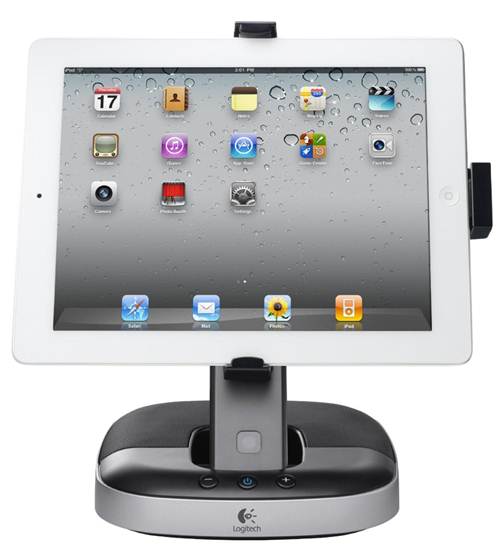 Description: Description: Description: Logitech Speaker Stand for iPad