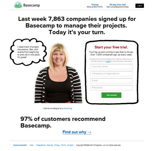 Description: Description: Description: Description: Move mountains Basecamp is a hugely popular online project management tool that can handle all sizes of team, including large business projects. But monthly fees make it a significant investment