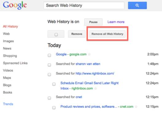 March 1 is the day Google’s new unified privacy policy goes into effect, which means your Google Web History will be shared among all of the Google products you use.