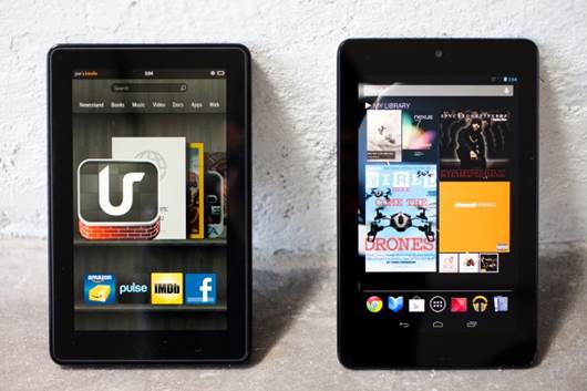 Amazon’s Kindle Fire is $19 cheaper to build than Google and Asus’ Nexus 7, according to an estimate by the research firm IHS iSuppli. 