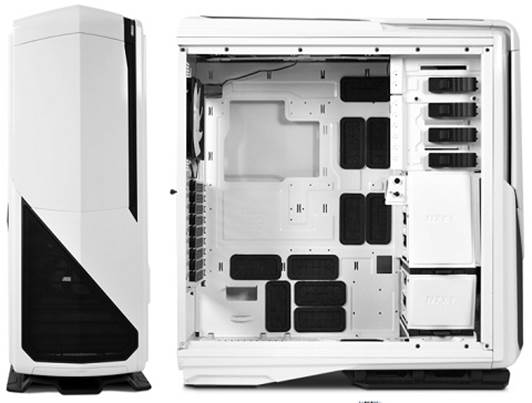 The case’s six hard drive bays use trays to secure your storage in place. 