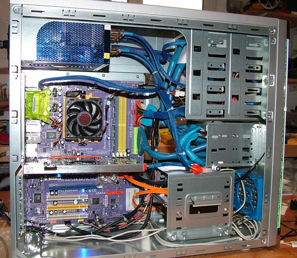  
If you’re replacing an existing computer, don’t just throw it in a cupboard and forget about it. Dismantle that sucker for parts. Stripping out old pieces can save you tens, if not hundreds of pounds.

