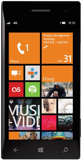 Windows Phone 8 features customizable tiles, so you can change the size and configuration of Live Tiles based on your personal preference. Most tiles have three different size options ranging from small to large.